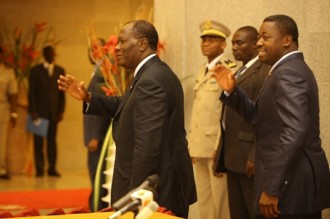 Côte d'Ivoire : Alassane Ouattara s'enquiert de la situation au Togo